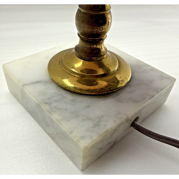 Vtg Fenton Cranberry Coin Dot Opalescent Marble Base Lamp Electric Marble Base - Picture 12 of 16